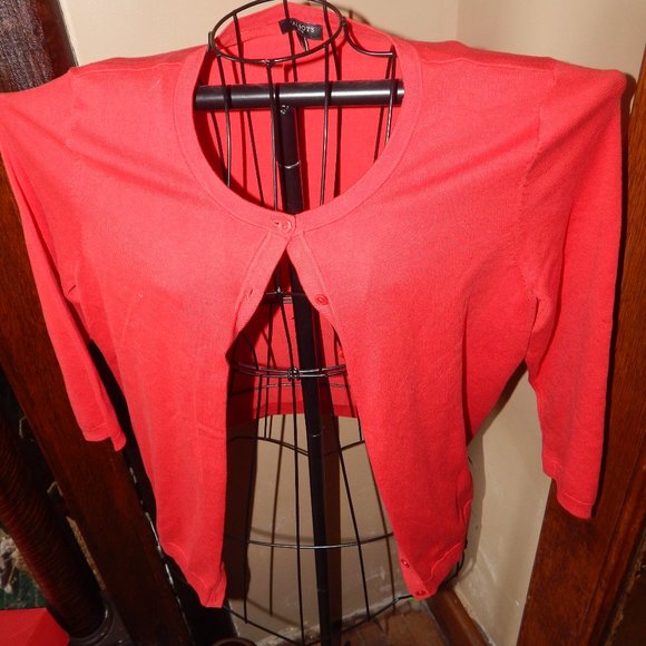 Ladies TALBOTS PETITE Cardigan Sweater ~ Lightweight ~ 3/4 Sleeve ~ Size LP - Picture 3 of 7